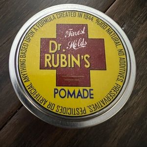 Dr. Rubin's Allspice Hair Pomade 4 oz. Finest Hold All Natural.